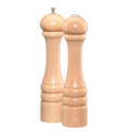 10" Imperial Natural Pepper Mill/Salt Shaker Set